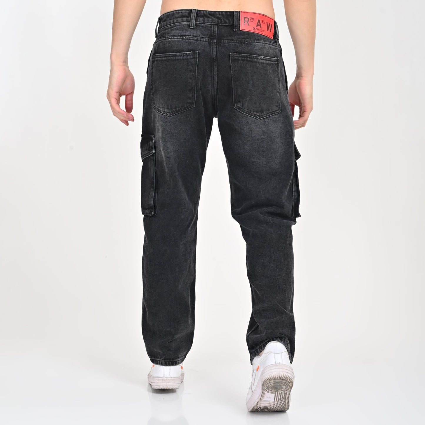 Black Faded Coin Pocket Baggy Denim | Buy 2 @1899