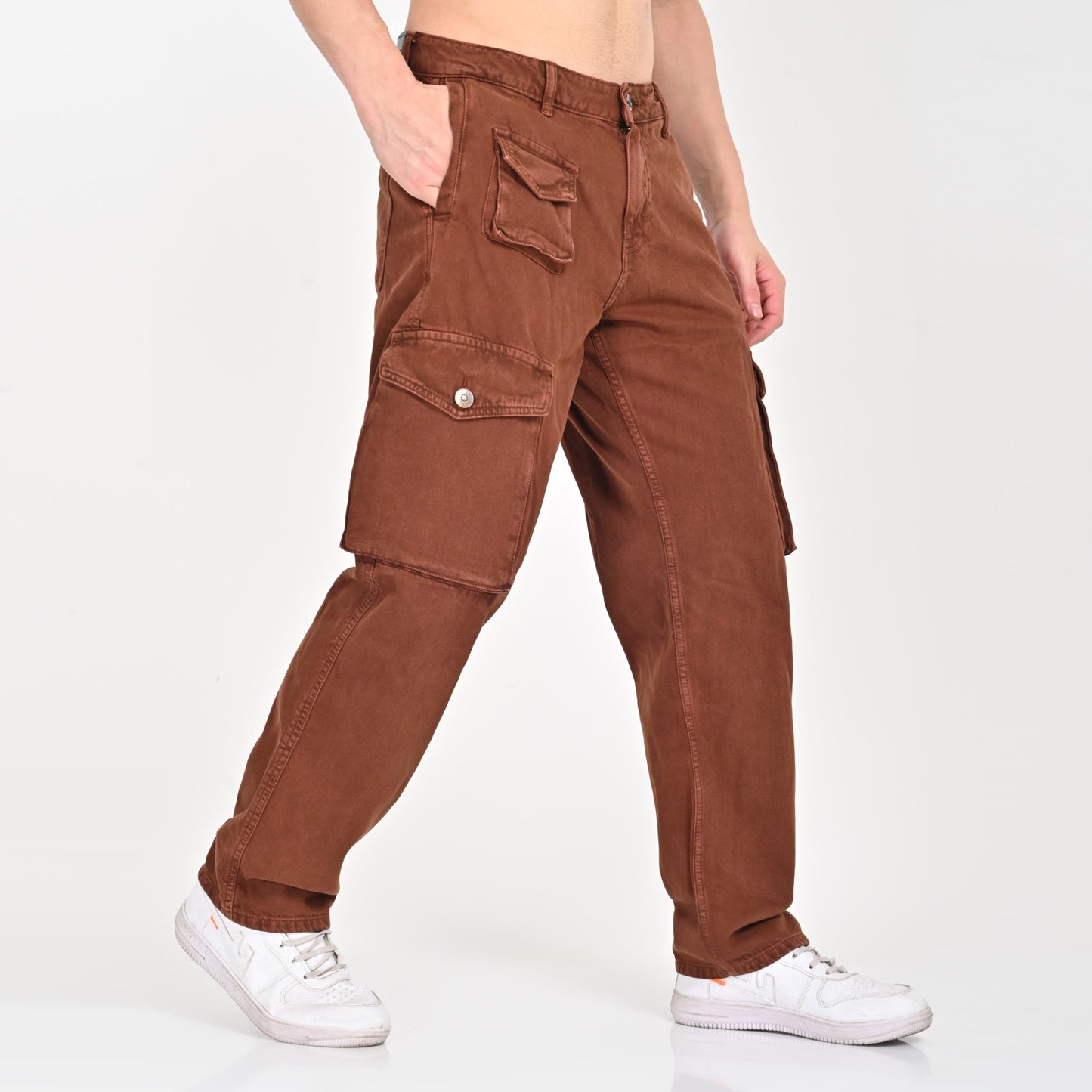 Brown Coin Pocket Baggy Denim | Buy 2 @1899