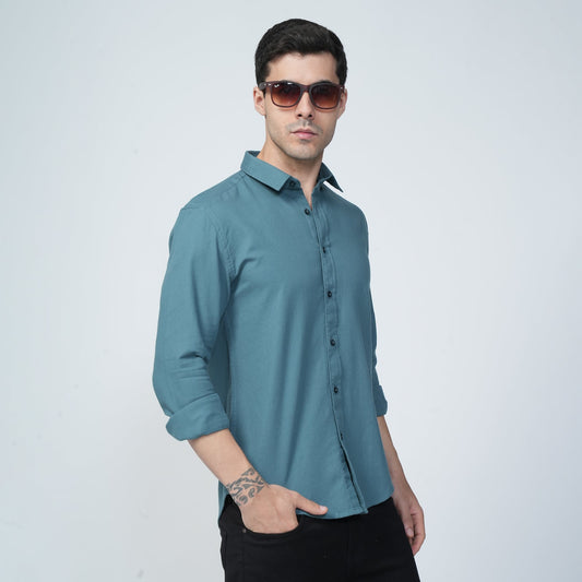 Imported Fabric - Green Shirt (Plus Size)