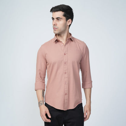 Imported Fabric - Pink Shirt (Plus Size)