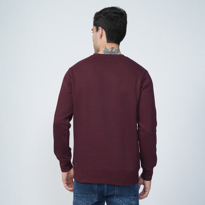 Dark Maroon Sweat Shirt