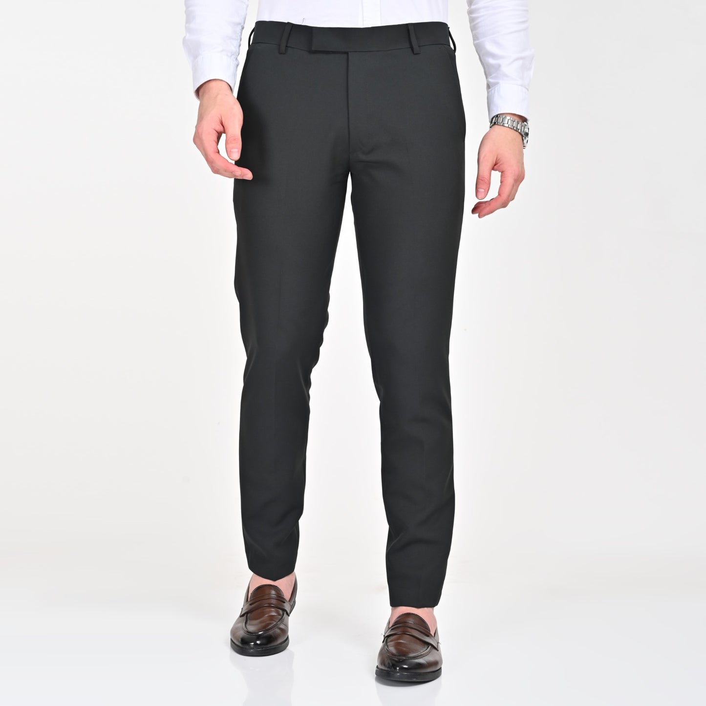 Dark Grey Slim Fit Formal Trouser