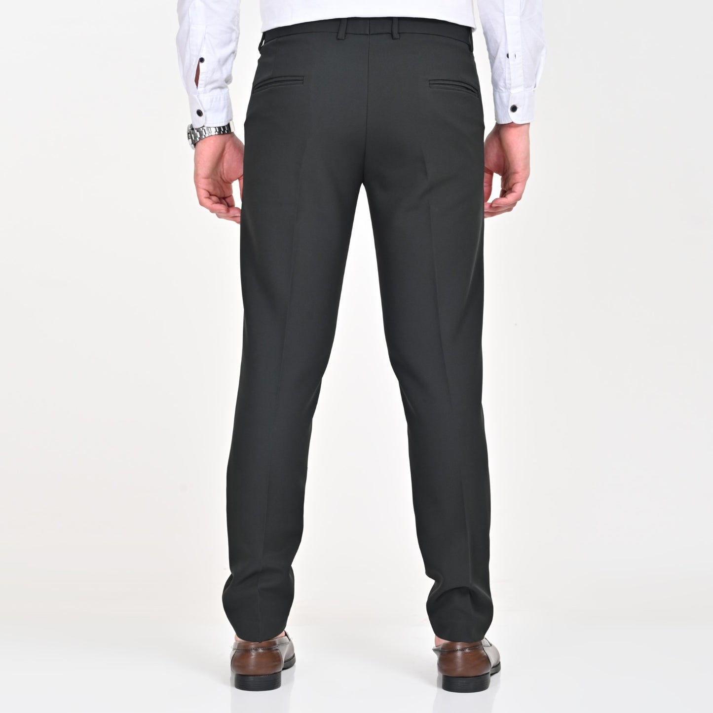 Dark Grey Slim Fit Formal Trouser