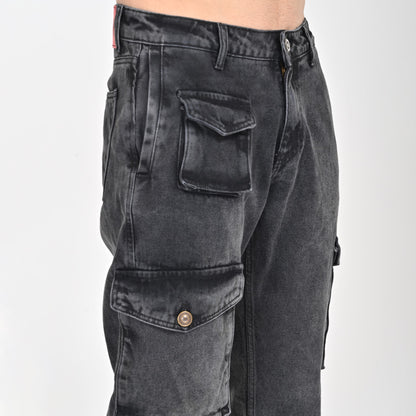 Grey Faded Coin Pocket Baggy Denim | Buy 2 @1899