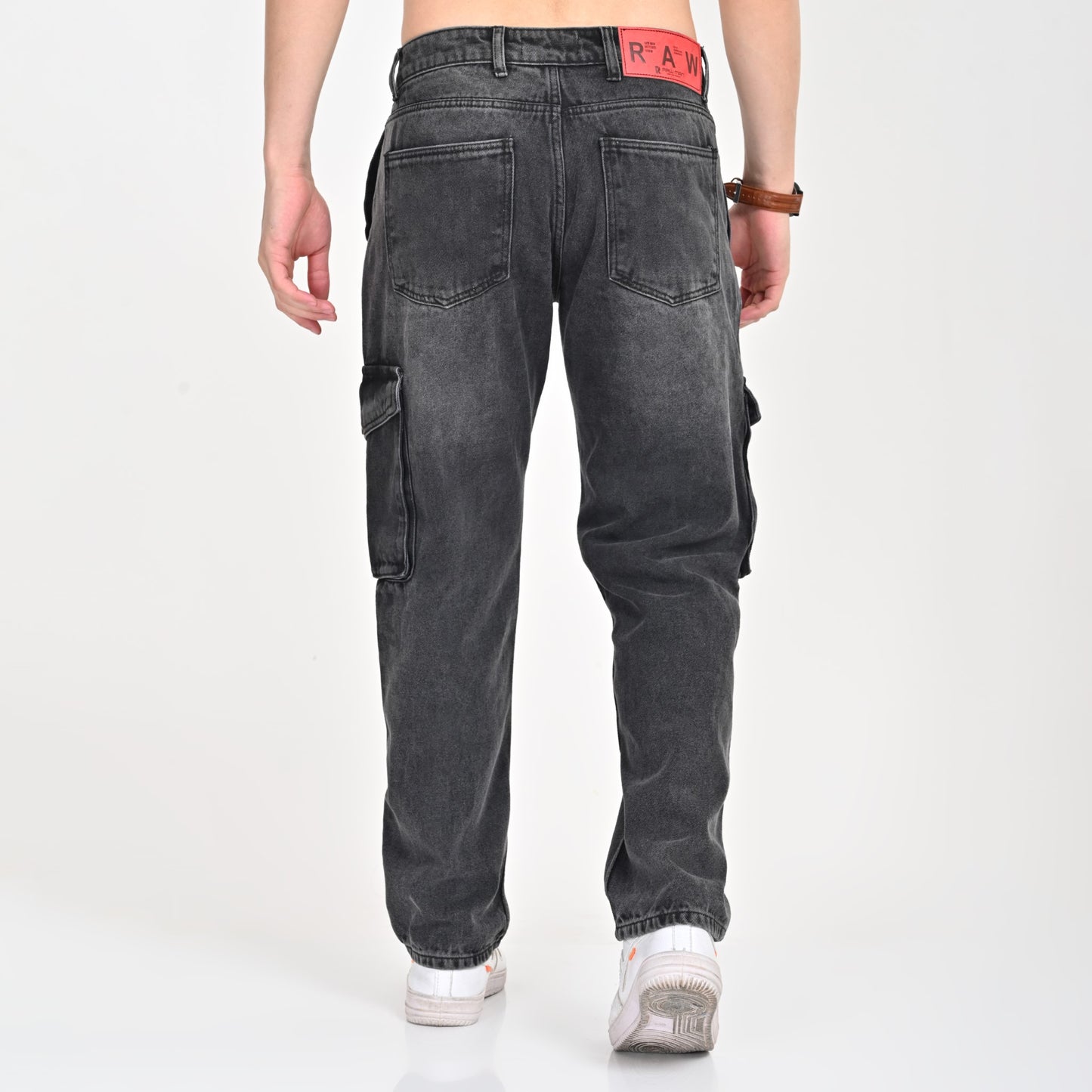 Grey Faded Coin Pocket Baggy Denim | Buy 2 @1899