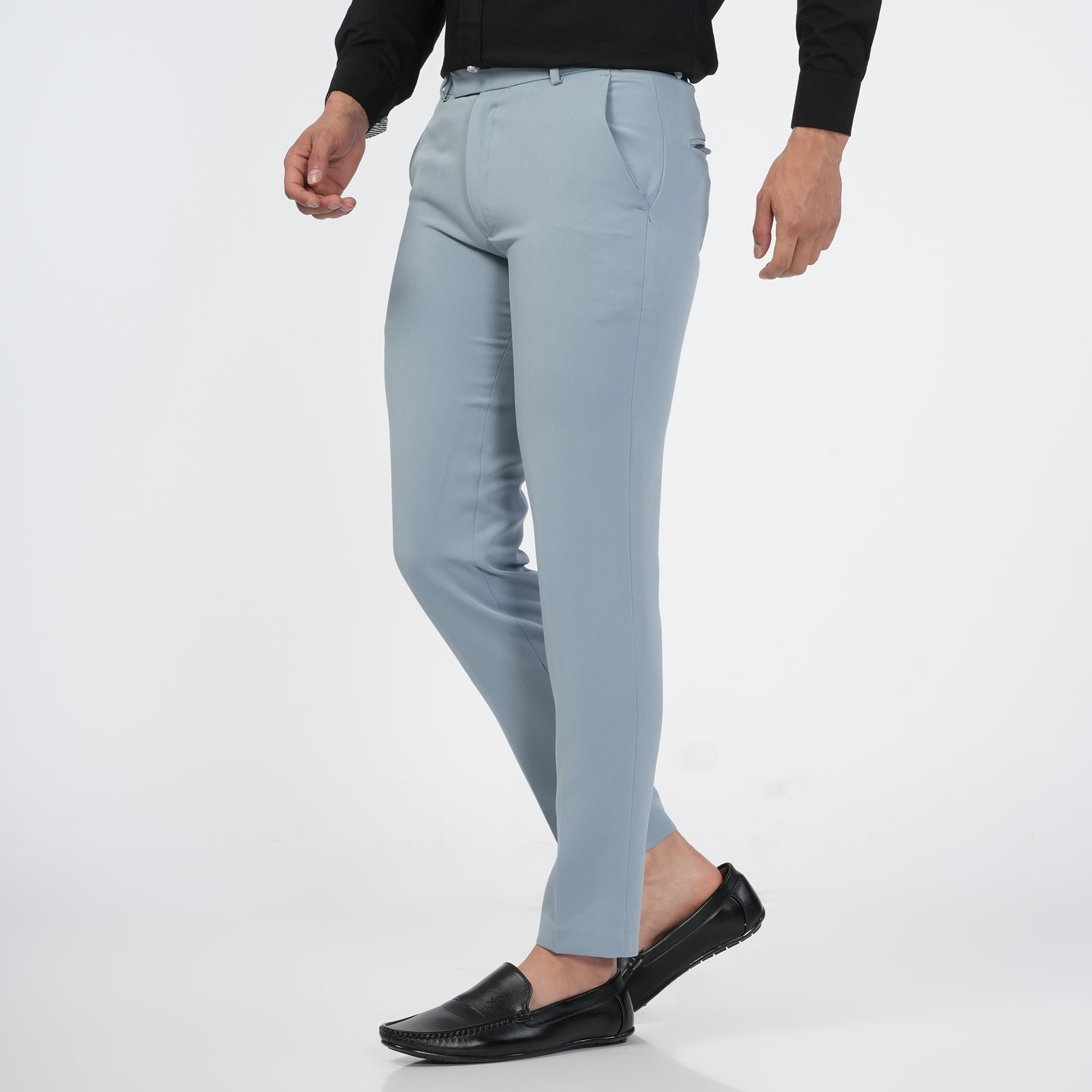 Plus Size Plus Size Black Cotton Linen Pants Online in India | Amydus
