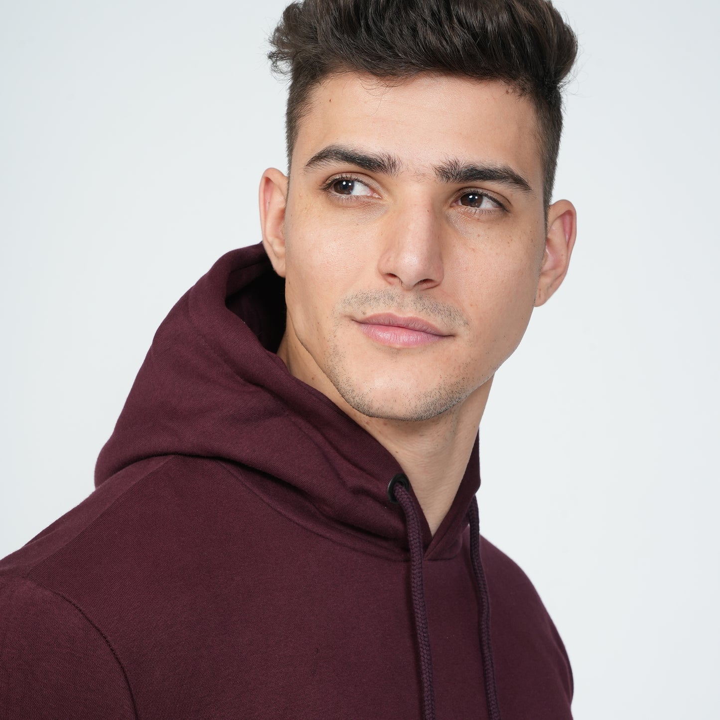 Maroon Plain Hoodie