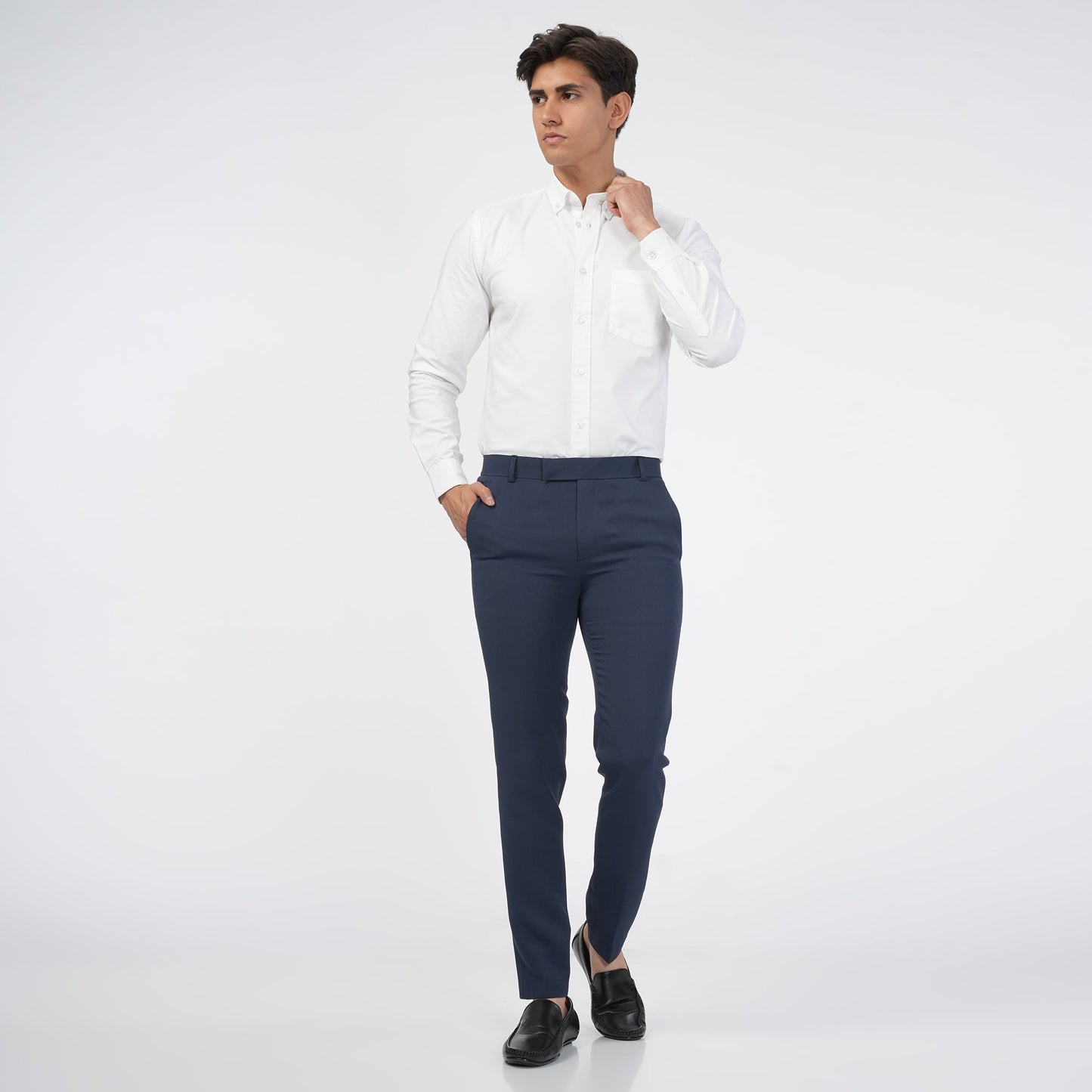 Navy Blue Trousers (Plus Size)