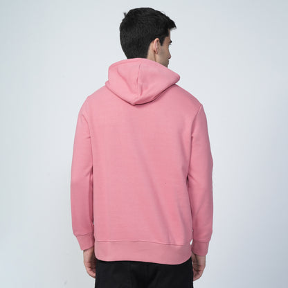 Pink Plain Hoodie