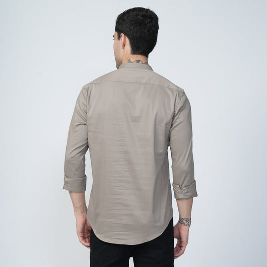 Short Kurtha Light Brown